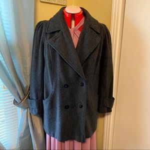 VINTAGE Freddi-Gail Gray Peacoat/jacket